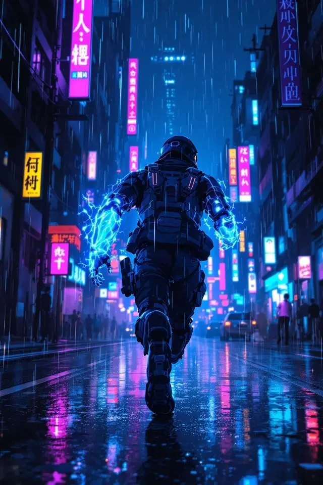 赛博夜行录 - 樱花动漫霓虹分镜画面